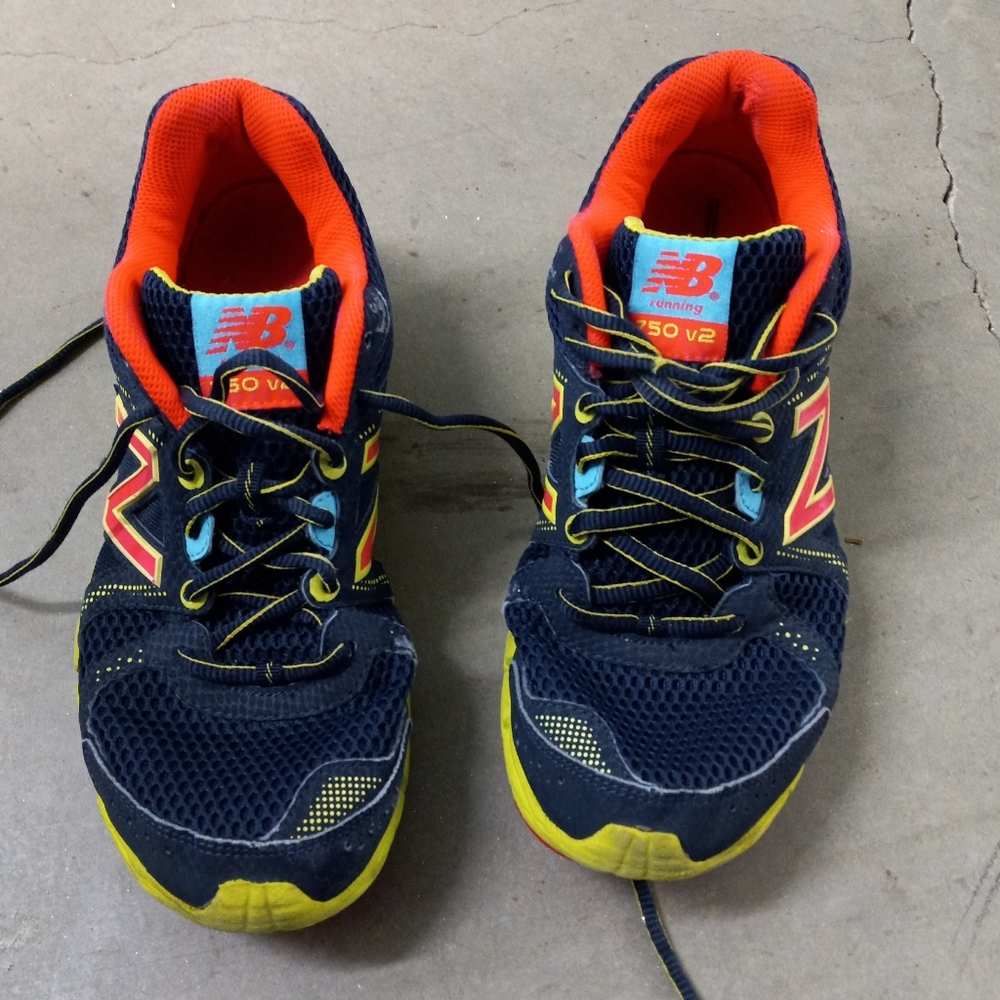 Primary Neon New Balance Athletic Sneakers Sz 9 Wide